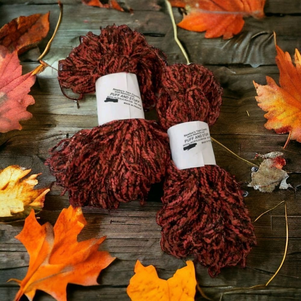 Newtons Yarn Country Wool Acrylic Rayon 320 Yards Made In‎ France Puff and Stuff